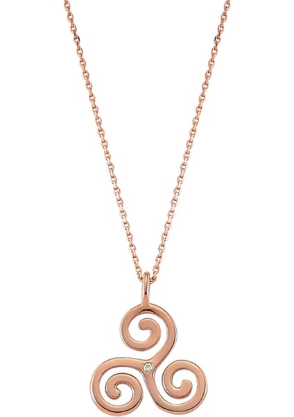 Minerva Kadın Rose Gold Kolye