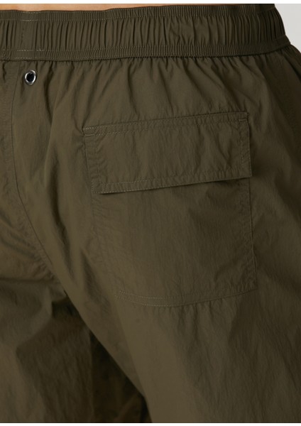 Yeşil Beli Kordonlu Mayo