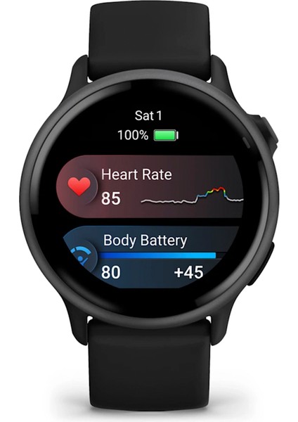 Vivoactive 6 42 mm Siyah Silikon Kayışlı Akıllı Saat indirimleri