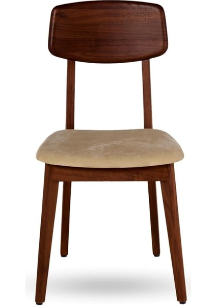 Marcella Walnut Kolsuz Yemek Odası Sandalyesi