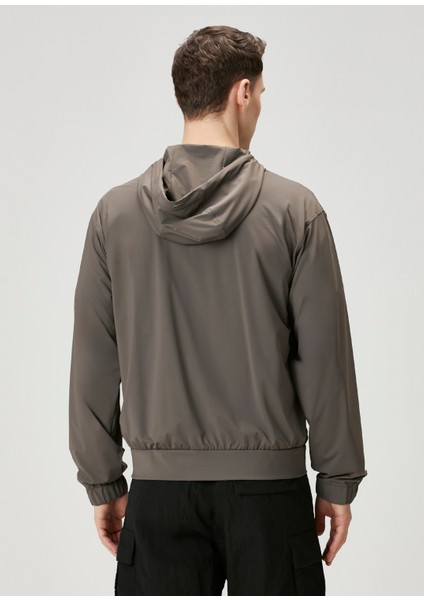 Bej Kapüşonlu Mont fırsatları