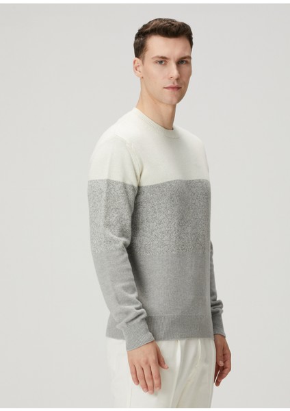Gri Beyaz Yün Triko modelleri