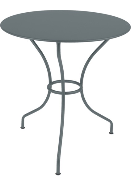 Opera Gri Metal Bahçe Masası