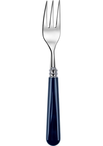 Helios Koyu Mavi Paslanmaz Çelik Küçük Tatlı Çatalı