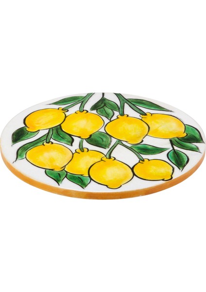 Amalfi Coast Collection El Yapımı Seramik Mini Beyaz Peynir Tabağı 17 cm fiyatları