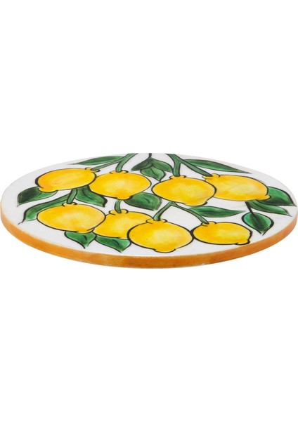 Amalfi Coast Collection El Yapımı Seramik Mini Beyaz Peynir Tabağı 17 cm modelleri