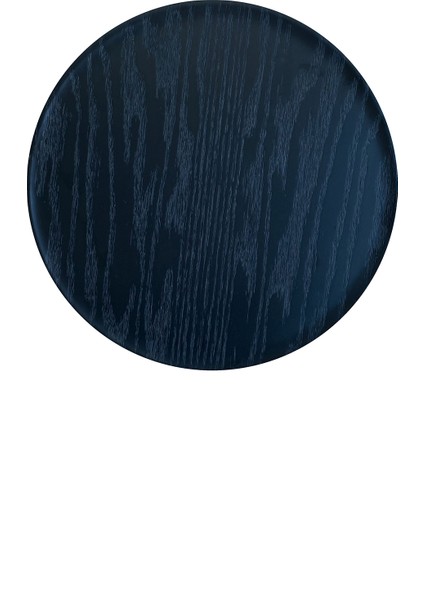 Nest Mermer Ayaklı Siyah Meşe Daire Yan Sehpa modelleri