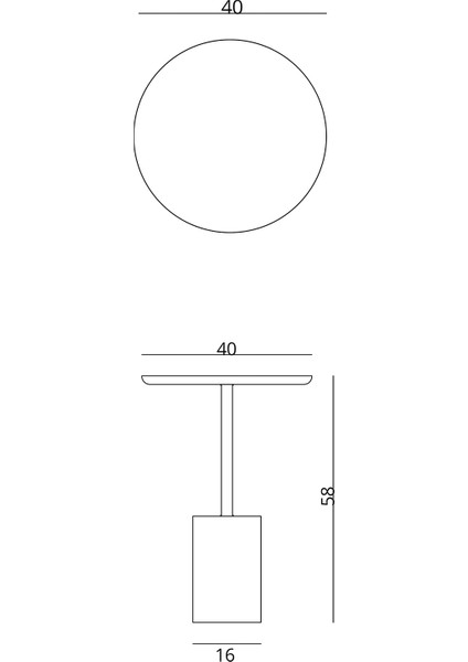 Nest Mermer Ayaklı Siyah Meşe Daire Yan Sehpa fırsatları