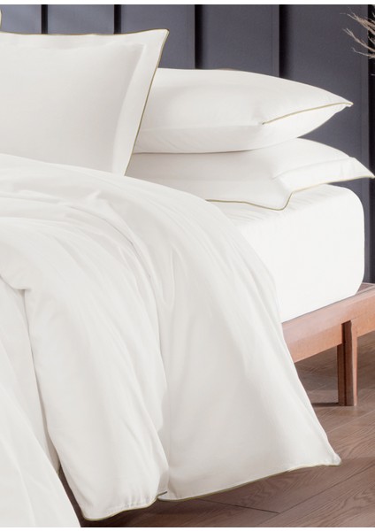 Ekru Pamuk Saten Düz Çarşaf modelleri