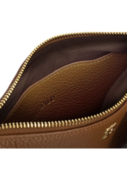 Kaia Karamel Kadın Deri Omuz Çantası modelleri