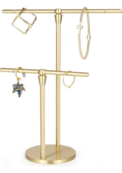 Brazen El Yapımı Pirinç Ikili Takılık Kolyelik Askı