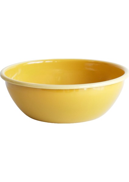 Sarı Emaye Kase 26 cm