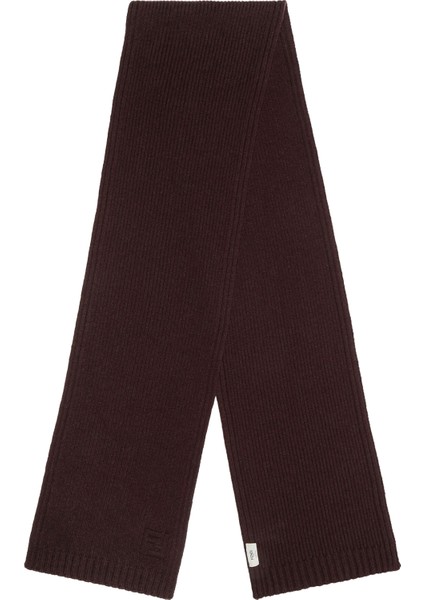 Mor Kadın Yün Atkı