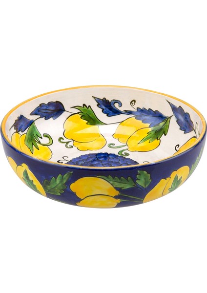 Amalfi Coast Collection Handmade Kobalt Seramik Salata Kasesi modelleri