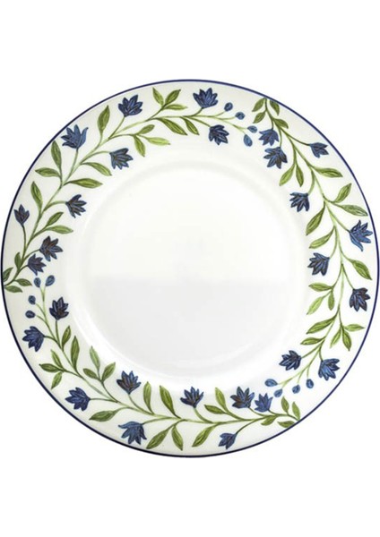Papatya Desenli Porselen Tabak 20 cm