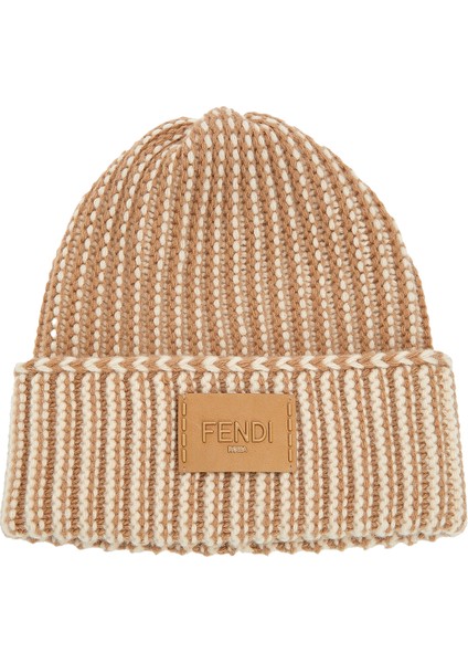 Bej Kadın Yün Bere