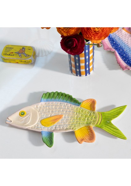 Dolomit Tetik Balığı Tabağı 34.5 x 18.5 cm fırsatları