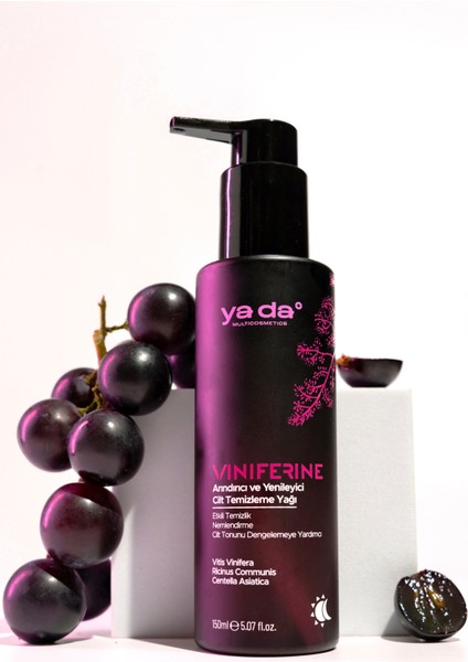 Viniferine Arındırıcı Yenileyici Cilt Temizleme Yağı 150 ml indirimleri