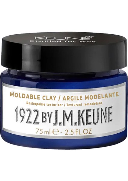 Man 1922 Moldable Clay Güçlü Tutuş Saç Şekillendirici 75 ml