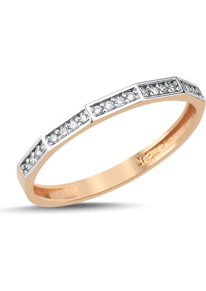 Pırlantalı Kadın Altın Yüzük