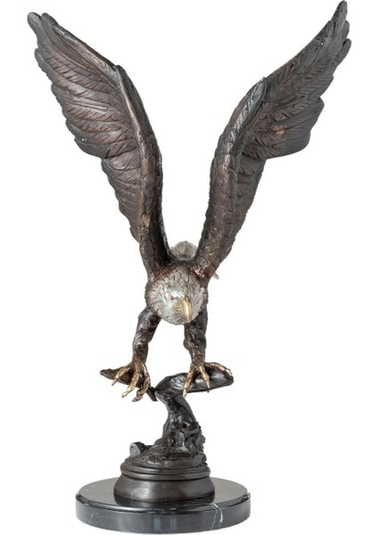 Dal Üstünde Havalanan Kartal Bronz Metal Ithal Dekoratif Obje fiyatları