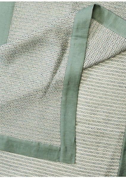 Su Yeşili Keten File Runner fiyatları