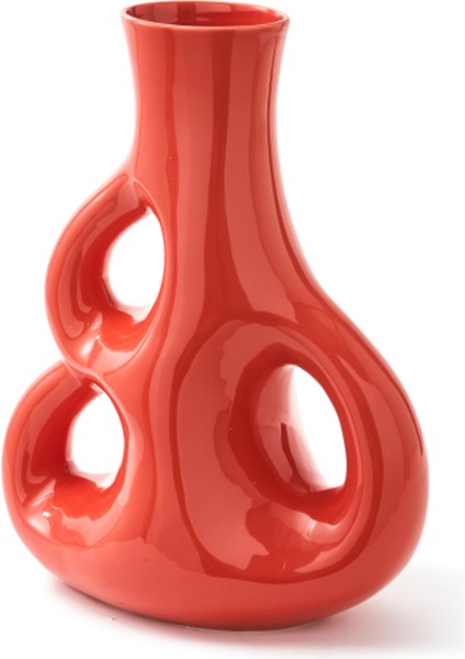 Kırmızı M Seramik Vazo modelleri