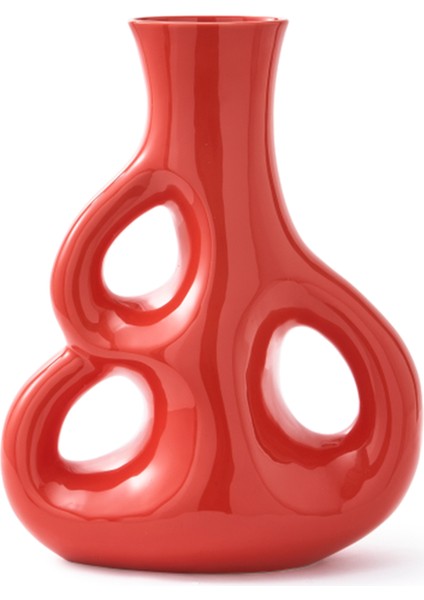 Kırmızı M Seramik Vazo fırsatları