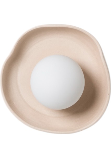 Terra Bej El Yapımı Seramik Aplik