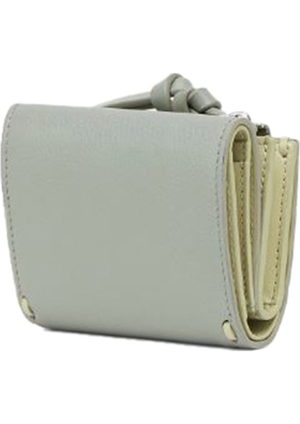 Gri Logo Detaylı Kadın Deri Cüzdan modelleri