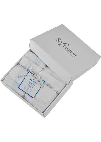 Aqua Turkuaz Pamuklu 5'li Havlu Seti fiyatları