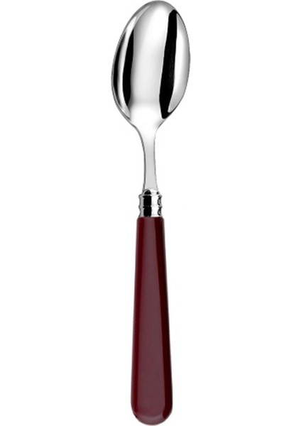 Helios Kiraz Kırmızısı Paslanmaz Çelik Çay Kaşığı