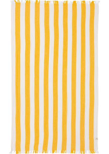 Striped Gauze Safran Peştemal