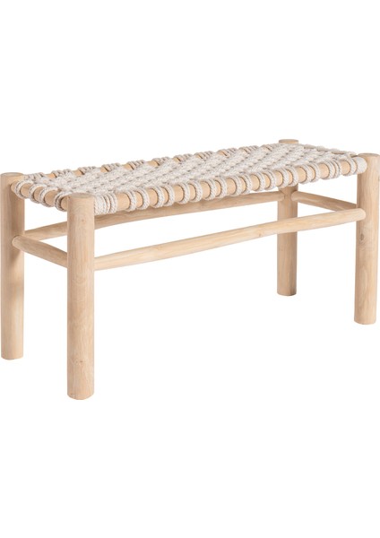 Jali Macrame Natural Bench modelleri