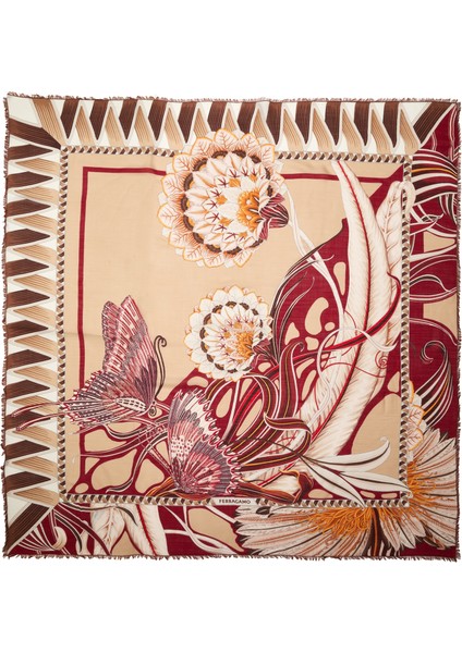 Çok Renkli Kadın Yün Şal