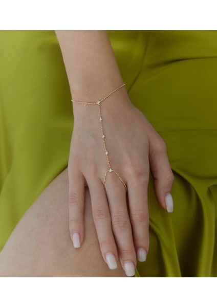 Droplets 14 Ayar Altın Kadın Şahmeran Bileklik fiyatları