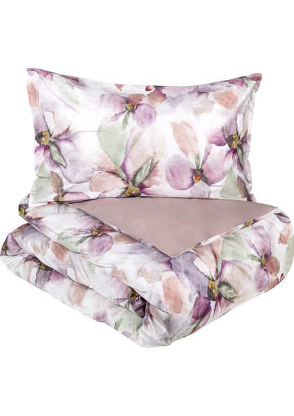 Transparenze Pembe Çift Kişilik Nevresim Takımı