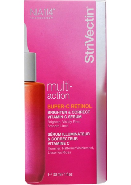 Multi Action Super C Retinol Brighten Correct Vitamin C Serum 30 ml fiyatları