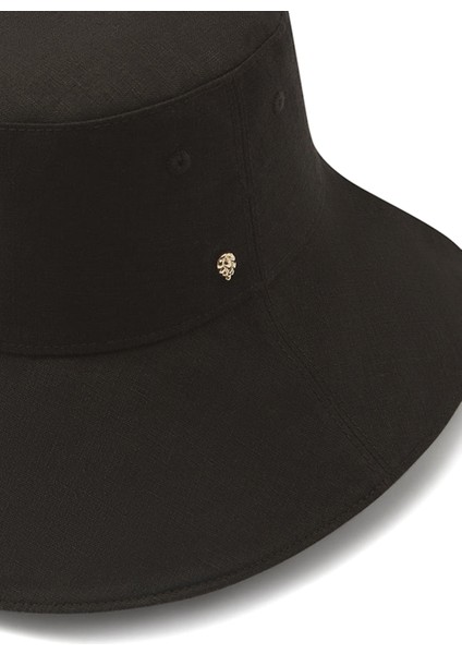 Daintree Siyah Kadın Keten Şapka modelleri