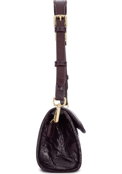 Elysia Bordo Kadın Deri Omuz Çantası modelleri