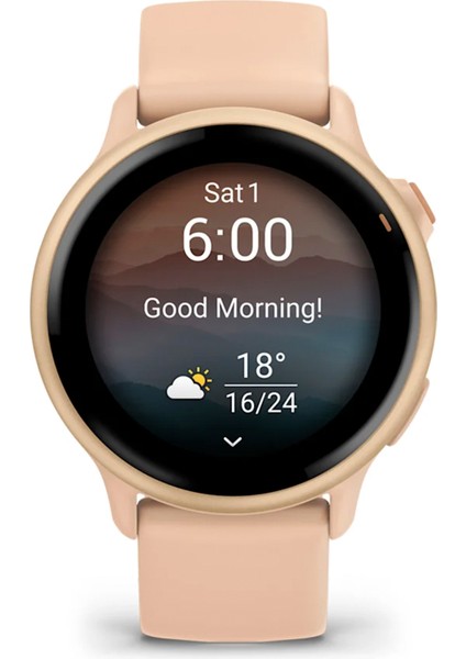Vivoactive 6 42 mm Metalik Pembe Silikon Kayışlı Akıllı Saat indirimleri
