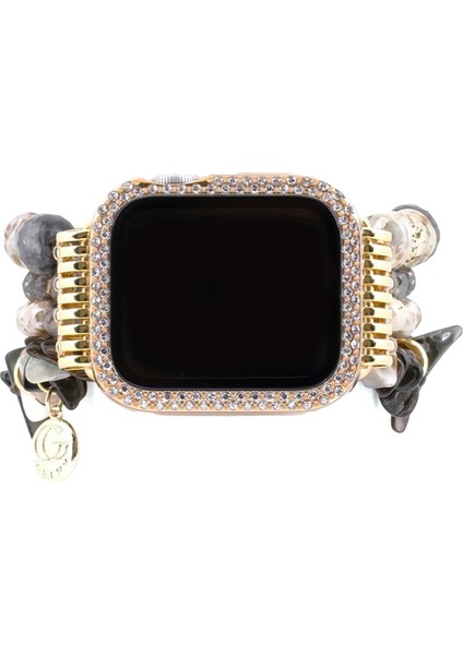 Cleopatra Stretchy 42/49 mm Apple Watch Uyumlu Kadın Akıllı Saat Kordon