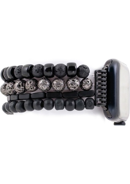 Nero Stretchy 42/49 mm Apple Watch Uyumlu Erkek Akıllı Saat Kordon modelleri