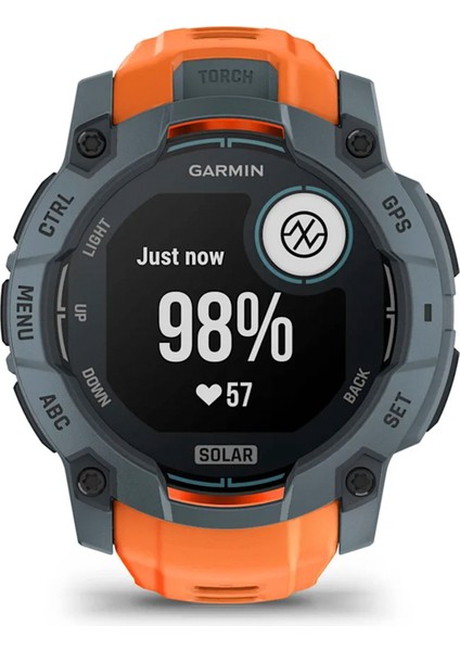 Instinct 3 Solar Twilight Solstice 50 mm Silikon Kayış Akıllı Saat fırsatları