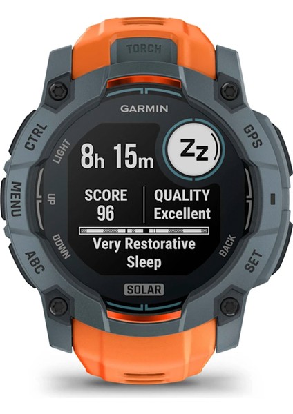 Instinct 3 Solar Twilight Solstice 50 mm Silikon Kayış Akıllı Saat