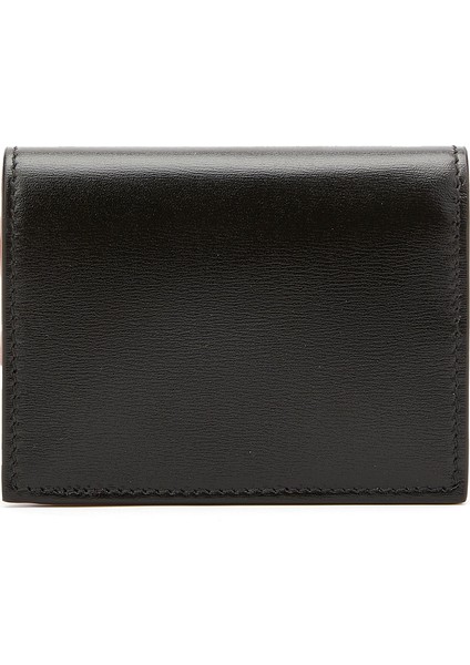 Siyah Kahverengi Logolu Kadın Deri Cüzdan modelleri