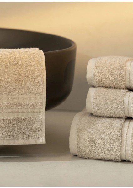 Dandelion Pima Bej Pamuklu Banyo Havlusu 90 x 150 cm modelleri