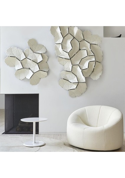 Elysee Glossy White Alüminyum Yan Sehpa fırsatları