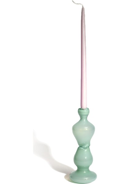 Mega Açık Yeşil Cam Şamdan fiyatları