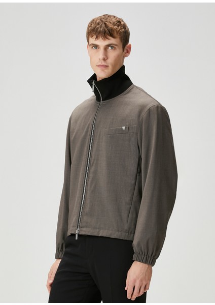 Kahverengi Yün Mont modelleri